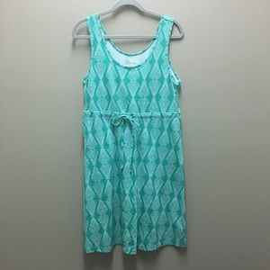 Sleeveless Green Tank Dress